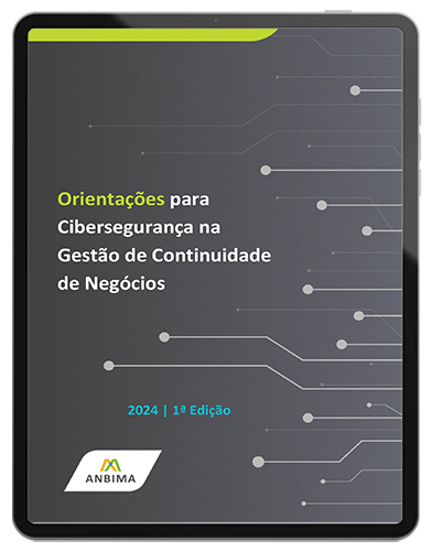 capa e-book do Guia ANBIMA de Cibersegurança