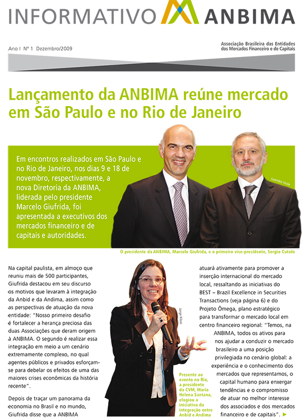 Lançamento Da ANBIMA Reúne Mercado Em São Paulo E No Rio De Janeiro ...