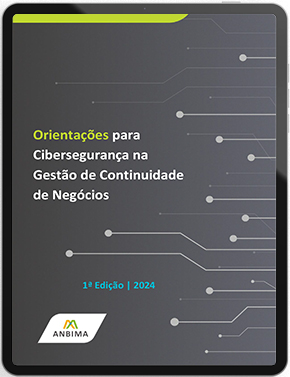 capa e-book do Guia ANBIMA de Cibersegurança